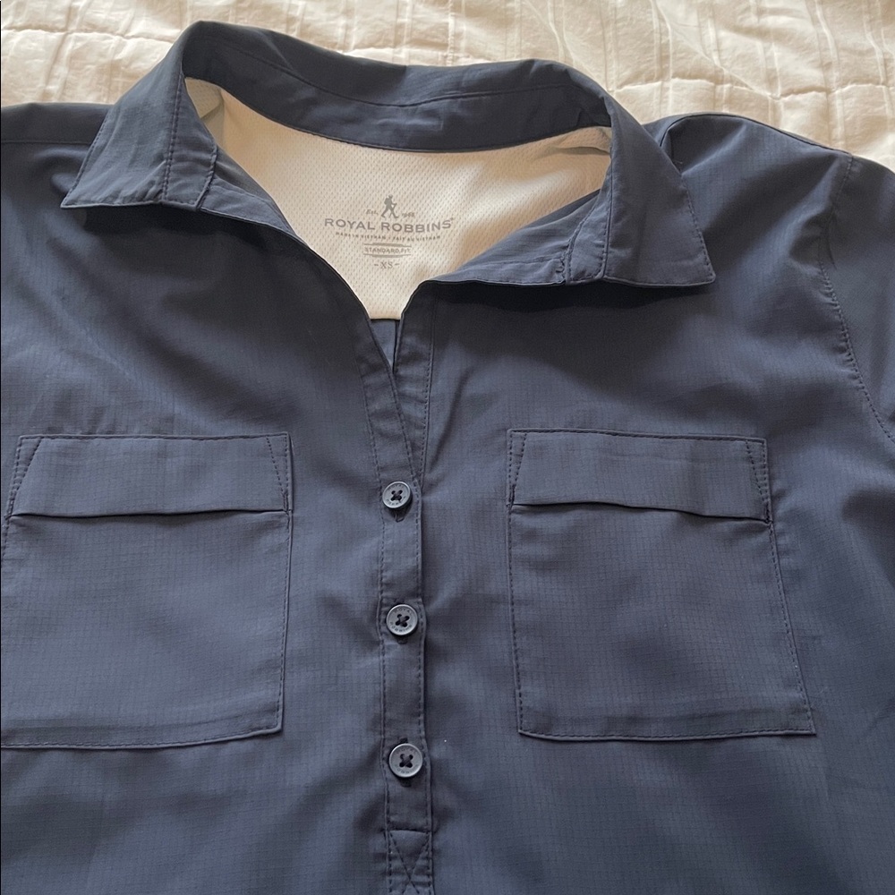Royal Robbins Dark Blue Casual Shirt